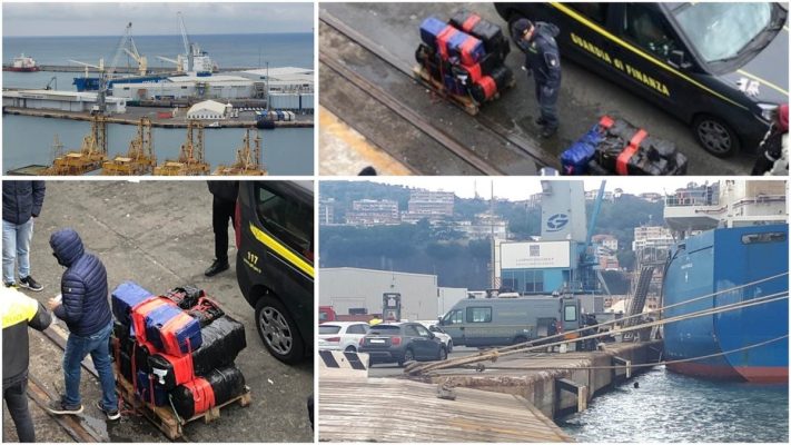 VIDEO/ Zbulohet 1 tonë kokainë në anijen tregtare në portin e Savonës, katër shqiptarë në qendër të trafikut