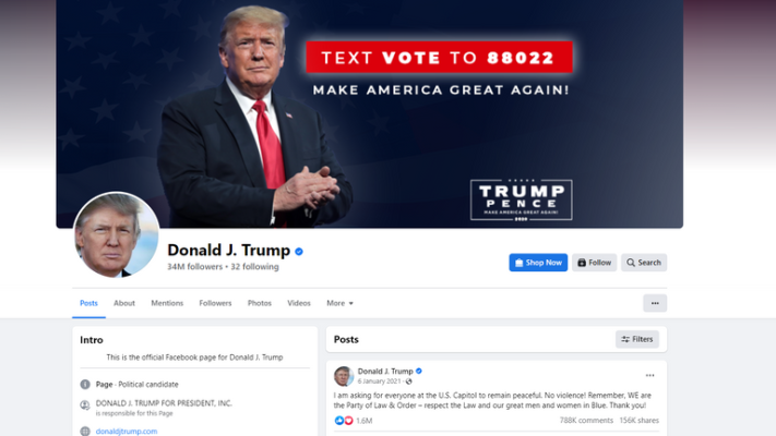 Trump rikthehet në Facebook, ish presidenti poston për herë të parë pas dy vjetësh