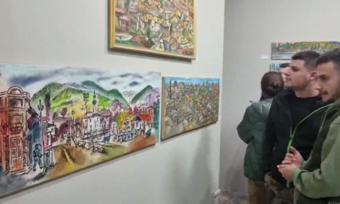 Taso sjell një tjetër ekspozitë, piktori pogradecar prezanton krijimtarinë e tij