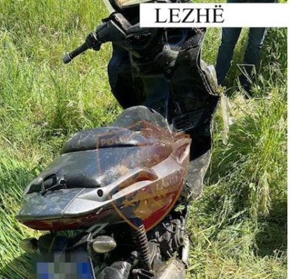 Foto+video/ U përdor për vrasjen e biznesmenit Ardian Nikulaj, policia gjen motorin në Lezhë