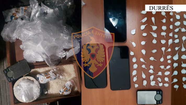 Shpërndanin kokainë në zonën e plazhit/ Arrestohen tre të rinj në Durrës (EMRAT)
