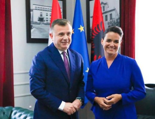 Balla takon Katalin Novak: Mbështetja e Hungarisë për anëtarësimin e Shqipërisë në BE, shumë e rëndësishme.