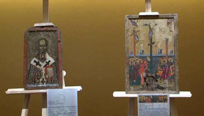 Ekspozohen 13 ikona bizantine, veprat i përkasin autorëve të ndryshëm