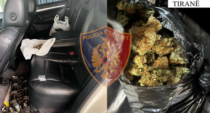 Kokainë dhe kanabis brenda mjeteve luksoze, arrestohen dy persona në Tiranë