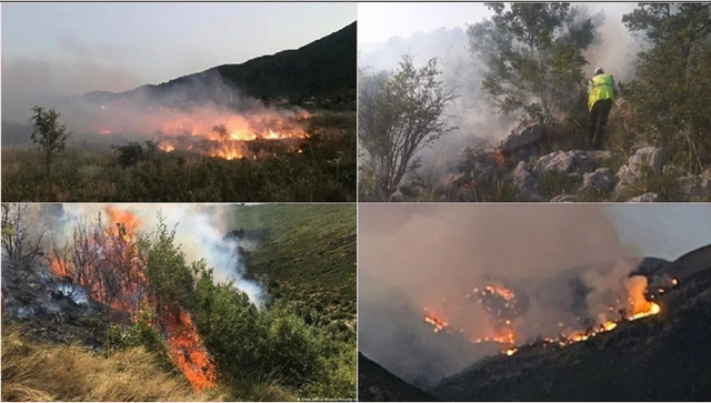 Situata e zjarreve në vend, shuhen flakët në zonën e Kurbinit