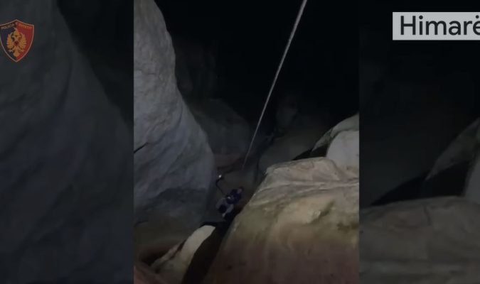 5 orë të bllokuar në kanionin e Gjipesë/ Policia shpërton dy turistët belg