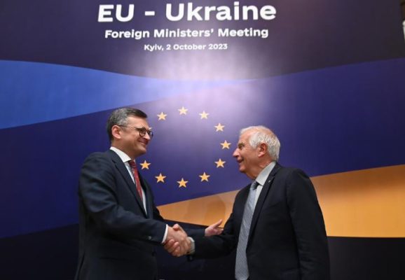Ministrat e Jashtëm të BE në Kiev/ Borrell: Lufta, kërcënim për Europën