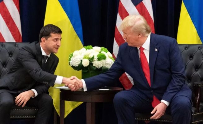 Zelensky  fton Trumpin në Ukrainë