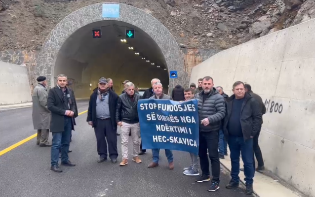Dibranët në protestë për Skavicën, kundërshtojnë ndërtimin e HEC-it