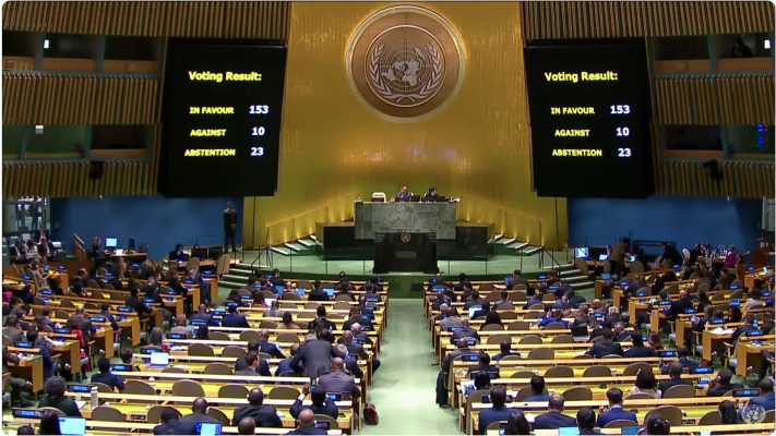 Asambleja e OKB-së miratoi rezolutën për armëpushim në Gaza, SHBA kundër, si votoi Shqipëria