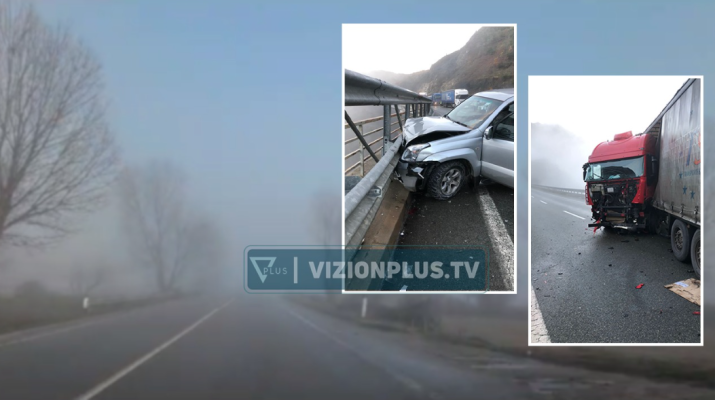 Tetë të plagosur në aksidente, shkak ngricat në rrugë dhe shpejtësia e mjeteve