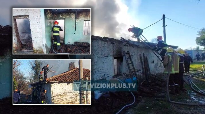 VIDEO- Merr flakë banesa në Fushë Krujë, shpëtojnë mrekullisht dy të moshuarit