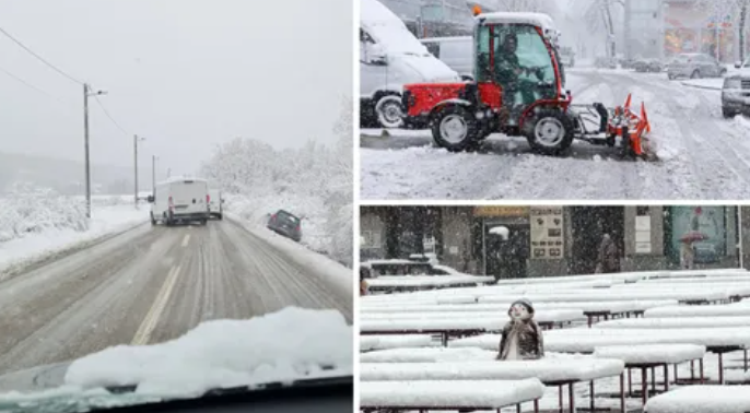 Stuhia e dëborës godet Ballkanin, po afrohet me shpejtësi drejt Shqipërisë! Zonat që pritet të “zbardhen”