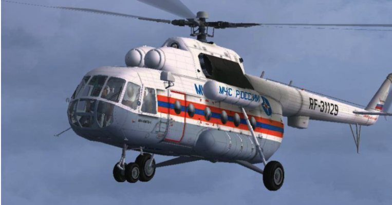 Rrëzohet helikopteri me 3 persona në bord në një liqen në Rusi