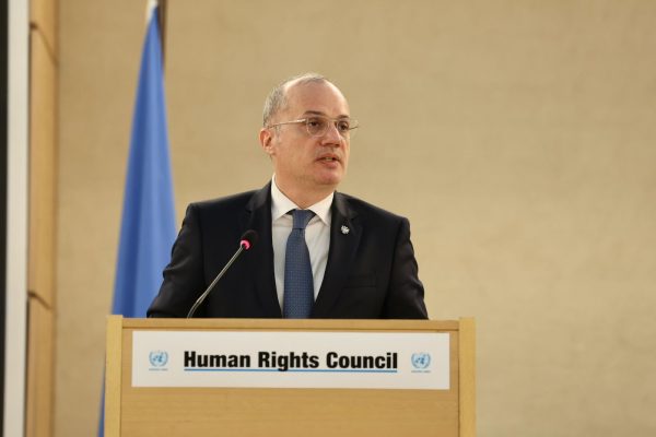 Gjenevë, Ministri Hasani: Shqipëria në KDNJ, për një botë ku çdo njeri të jetojë me dinjitet dhe respekt