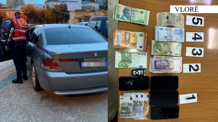 Sekuestrohen 2500 euro dhe mbi 1 milionë lekë të falsifikuara, arrestohen dy të rinjtë në Vlorë