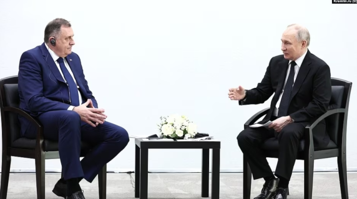 Dodik takohet me Putinin: Kemi marrëdhënie të mira me Rusinë, nuk vendosim sanksione