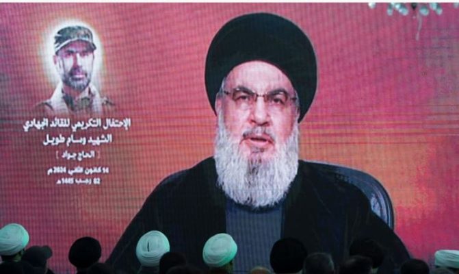 Nasrallah kërcënon Izraelin: Do të paguajë me gjak sulmet kundër Libanit
