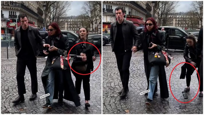 VIDEO/ Pamjet virale, fansja vrapon për të bërë foto me Dua Lipën, truproja “i fluturon” telefonin