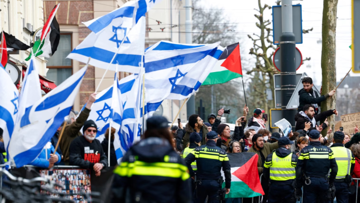 Holanda çel muzeun për Holokaustin, Presidenti izraelit pritet me protesta