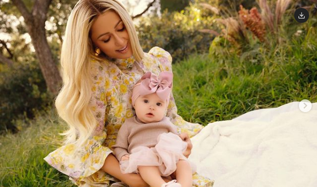 Për herë të parë, Paris Hilton publikon fotot familjare dhe tregon imazhin e vajzës së saj