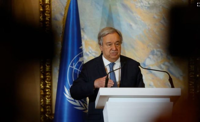 Guterres fajëson strategjinë e luftës së Izraelit në Gazë për vrasjen e punëtorëve të ndihmës