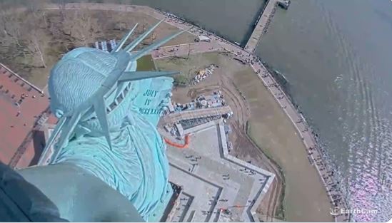 Tërmeti në New York, pamje të pabesueshme nga Statuja e Lirisë