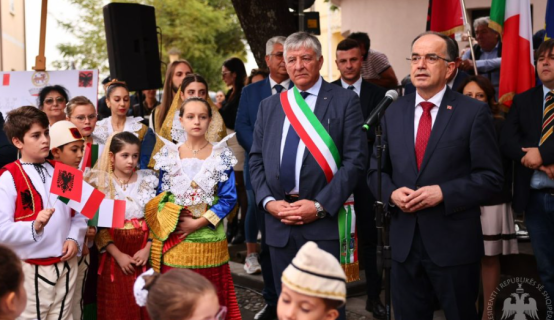 Pamje nga vizita e kaluar e presidentit Begaj në Itali