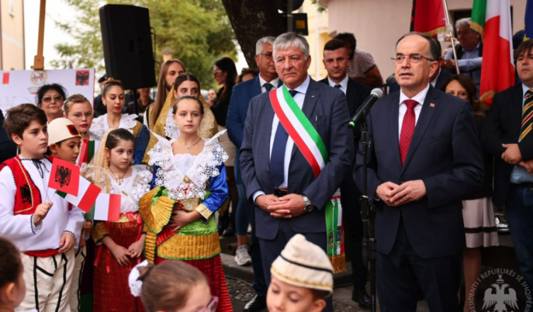Pamje nga vizita e kaluar e presidentin Begaj në Itali