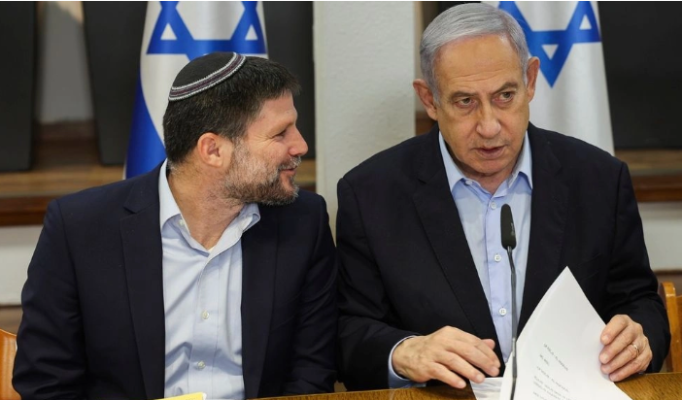 Kryeministri izraelit Benjamin Netanyahu me ministrin e financave Bezalel Smotrich