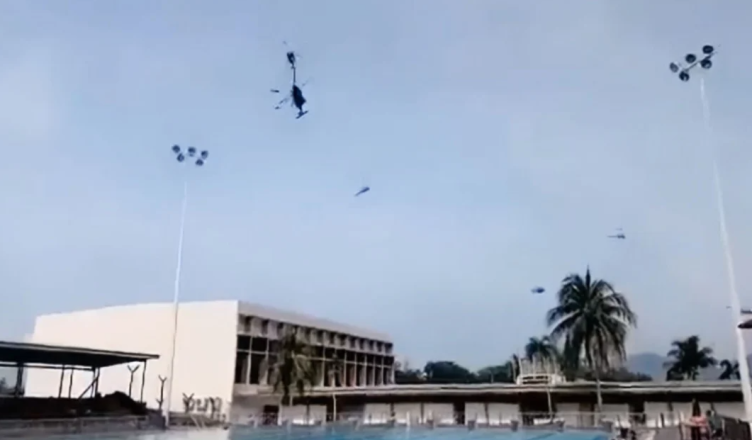 Perplasen helikopteret ne Malajzi