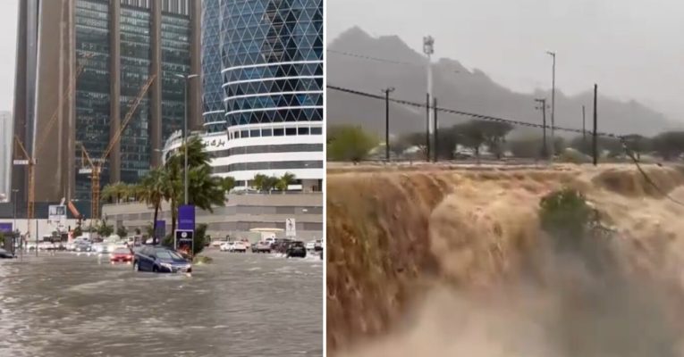 VIDEO/ Pamje të pabesueshme nga moti i keq në Dubai, përmbyten rrugët