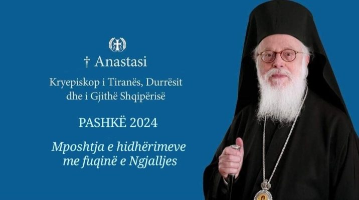“Pashkë të bekuara, me shëndet dhe durim”, Kisha Orthodhokse Autoqefale uron besimtarët shqiptarë