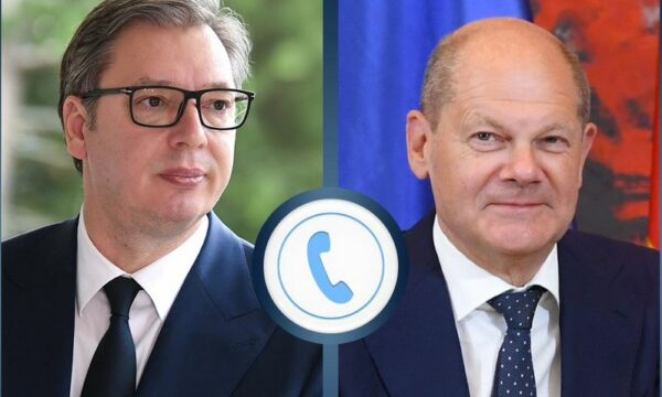 Vuçiç bisedë telefonike me Scholz: Kosova me këmbëngulje nuk themelon Asociacionin
