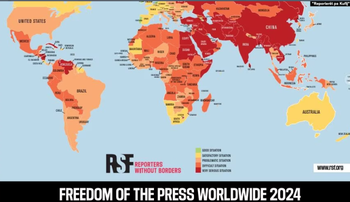 Dita Botërore e Lirisë së Shtypit, Reporterët Pa Kufij: Shqipëria, e fundit mes vendeve të rajonit
