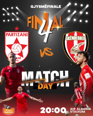 Sot Skënderbeu sfidon Partizanin, përballja e parë e “Final Four” në kryeqytet, “demave të kuq” iu mjafton barazimi