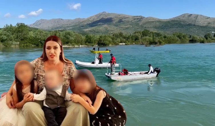 Alma Arrazi dhe 3 femijet e saj, dyshohet se jane vetembytur ne lumin Buna