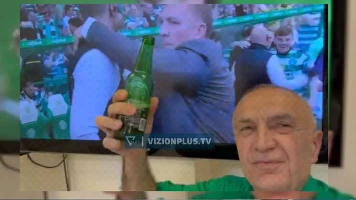 VIDEO/ Me shishe birre në dorë, Meta feston fitoren e skuadrës së tij: Hail, Hail