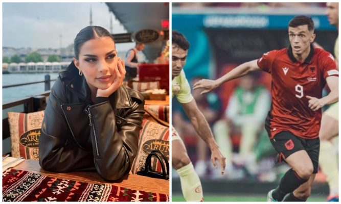 FOTO/ Skualifikimi nga Euro 2024,  Asani gjen “ngushëllim” te partnerja në orët e para të mëngjesit