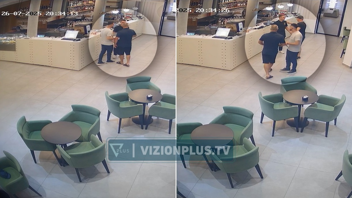 VIDEO  Skandal në Vlorë  ish shefi i qarkullimit dhunon kamarierin  i shërbeu një shishe ujë më tepër
