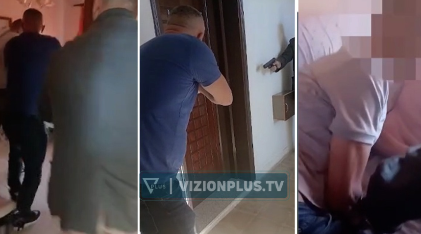 VIDEO  Aksion si në filma  policia arreston 26 vjeçarin e armatosur në Korçë  EMRI 