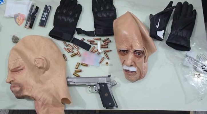 Arrestohet 29-vjeçari shkodran me rrezikshmëri të lartë shoqërore, policia i gjen maska silikoni, armë dhe municion! Në pranga dhe shokët