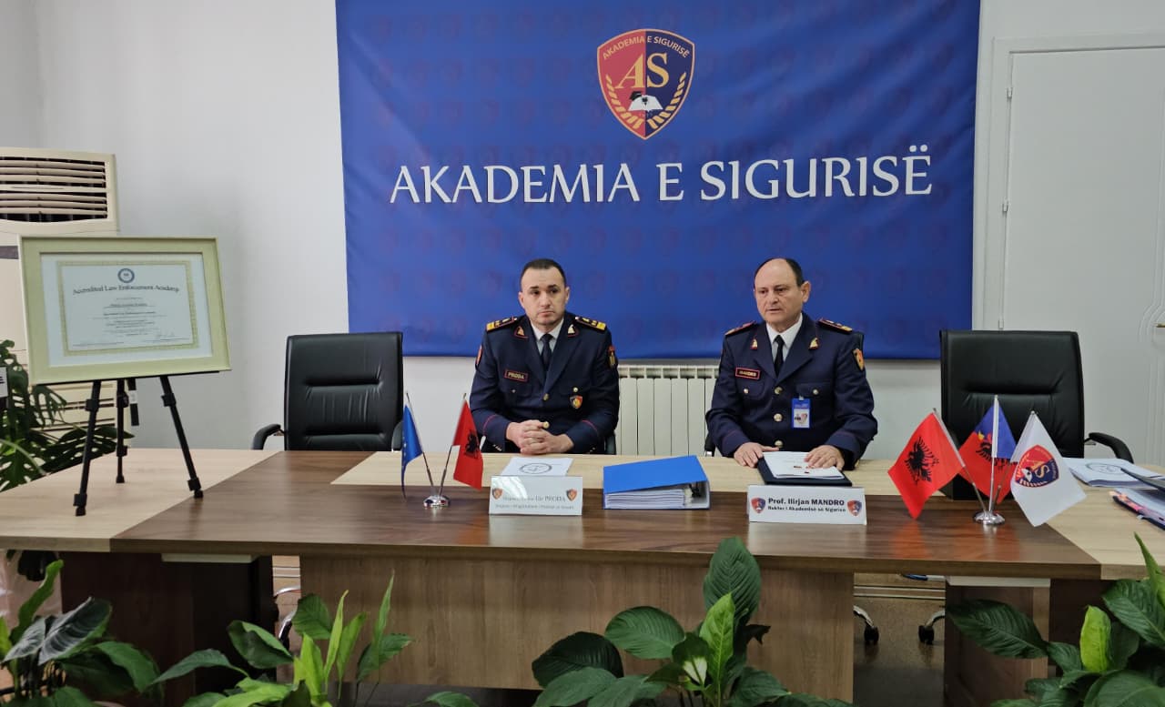 Hapet për herë të parë programi Master Shkencor  Siguria Publike dhe Hetimi i Krimit   në Akademinë e Sigurisë