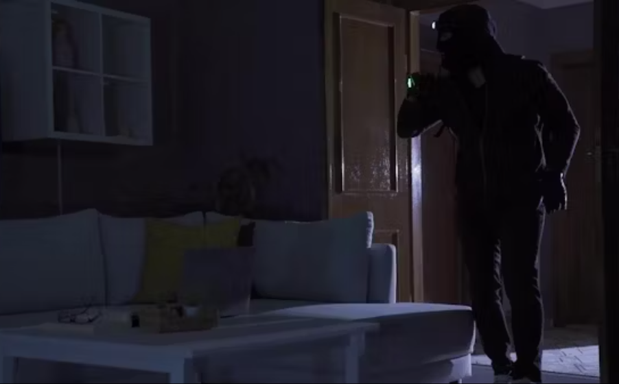 Hajduti i hyn në shtëpi  këngëtarja e famshme dhe nëna e saj e neutralizojnë dhe ia dorëzojnë policisë