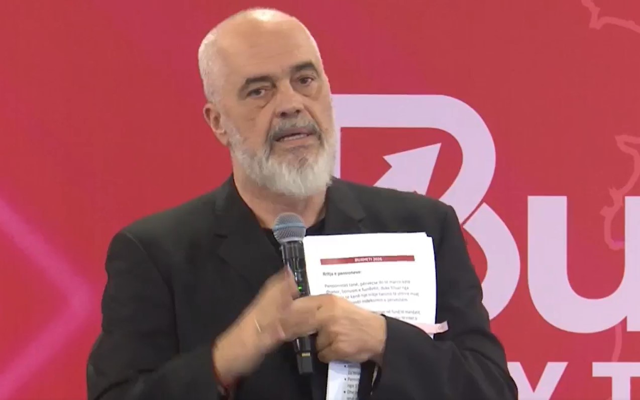 Buxheti 2026  Rama  Sigurimet e punonjësve me pagën nën 500 euro do paguhen nga qeveria