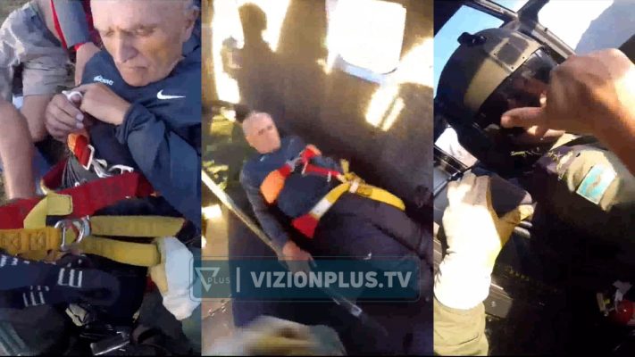 VIDEO/ U pickua nga gjarpri, Forca Ajrore i vjen në ndihmë një shtetasi nga Kosova