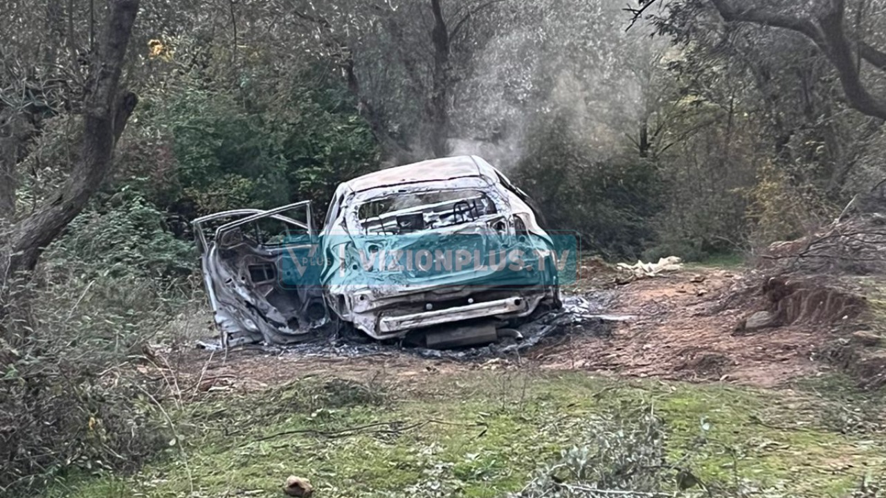 U përdor nga autorët për të eliminuar krahun e djathtë të Shullazit  fotoja e makinës së djegur në Krujë