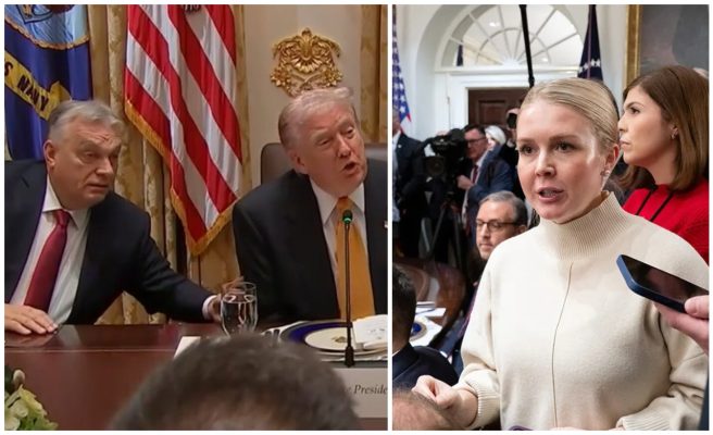 Momenti pikant në Shtëpinë e Bardhë, Orban i kërkon Trump-it zëdhënësen e tij: A mund ta marr me vete në Hungari?