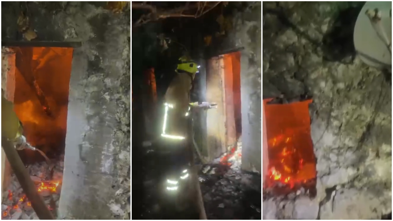 Goditet nga rrufeja  shkrumbohet totalisht nga flakët shtëpia në Shkodër