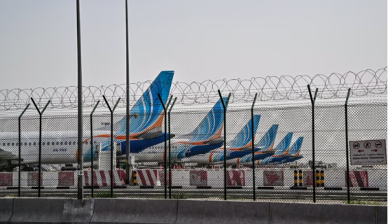 Aeroporti në Dubai, 2 mars 2026.